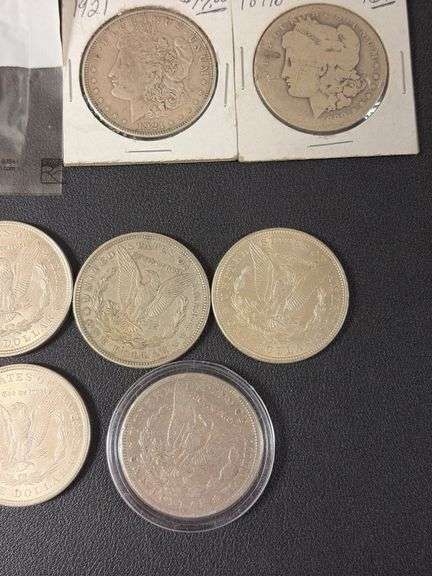 (12) Morgan Silver Dollars - various years