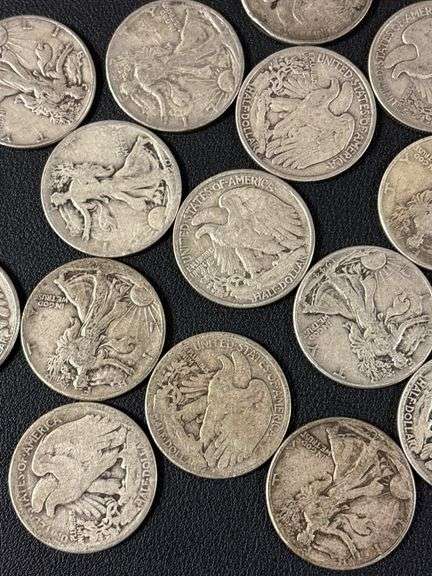 (30) Walking Liberty Half Dollars - various years