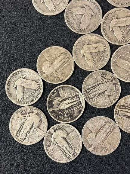 (24) Standing Liberty Quarters - various years