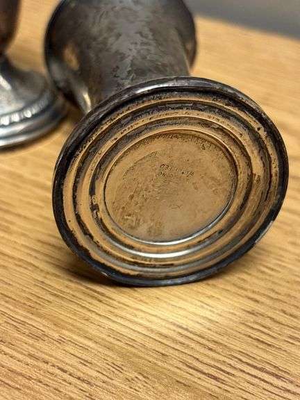 Pair of Sterling Silver Salt & Pepper Shakers