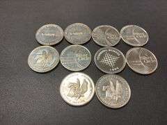 (10) One Ounce .999 Silver Rounds