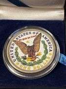 1921 Painted Morgan Dollar