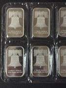 (10) One Ounce .999 Silver Bars