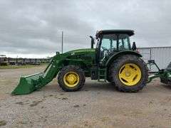 John Deere 6120E Tractor with H310 Loader - 907.8hrs - SN 1P06120EKF0001196