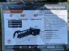 2025 Wolverine Skid Steer Trencher - Model TCR-12-48H - SN ZW01328