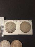 (12) Morgan Silver Dollars - various years