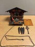 Vintage German Cuckoo Clock - 13”W x 12”H