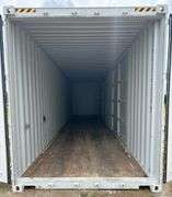 40’L x 8”W x 9’6”H Shipping Container - used one time - **important - read description**
