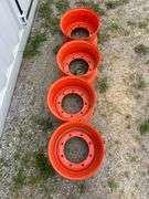 (4) Skid Steer Rims - 16.5 x 9.75