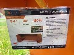 2025 Wolverine Skid Steer Snow Pusher 84” -SN ZW00289