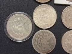 (12) Morgan Silver Dollars - various years