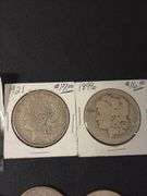 (12) Morgan Silver Dollars - various years