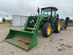 John Deere 6120E Tractor with H310 Loader - 907.8hrs - SN 1P06120EKF0001196