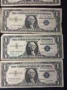 (12) One Dollar Silver Certificates - 1957 & 1957B