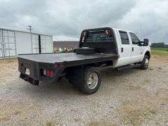 2012 Ford F-350 4x4 Superduty 6.7L Powerstroke Flatbed - 222,783 miles - VIN 1FD8W3HT2CEB48204