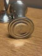 Pair of Pewter Salt & Pepper Shakers - 5”