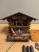 Vintage German Cuckoo Clock - 13”W x 12”H