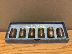(6) Mini Sterling Silver Salt & Pepper Shakers - 1.5”