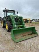 John Deere 6120E Tractor with H310 Loader - 907.8hrs - SN 1P06120EKF0001196