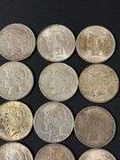 (15) Peace Dollar Coins - various years