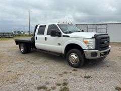 2012 Ford F-350 4x4 Superduty 6.7L Powerstroke Flatbed - 222,783 miles - VIN 1FD8W3HT2CEB48204