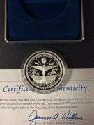 $50 First Men on the Moon One Ounce .999 Silver Coin