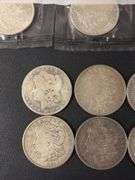 (12) Morgan Silver Dollars - various years