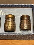 (6) Mini Sterling Silver Salt & Pepper Shakers - 1.5”