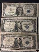 (12) One Dollar Silver Certificates - 1957 & 1957B