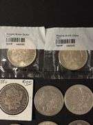 (12) Morgan Silver Dollars - various years