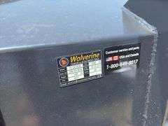 2025 Wolverine 72” Skid Steer Tiller Box - TL-12-72W - SN ZW01454