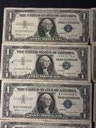 (12) One Dollar Silver Certificates- 1957, 1957A & 1957B