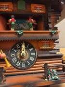 Vintage German Cuckoo Clock - 13”W x 12”H