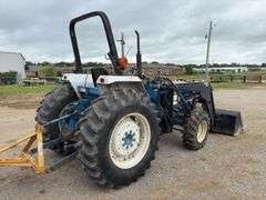 New Holland 2120 Tractor w/ 395 Buhler Loader and KingKutter 6’ Grader Blade - 1,976hrs - SN UV28965