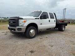 2012 Ford F-350 4x4 Superduty 6.7L Powerstroke Flatbed - 222,783 miles - VIN 1FD8W3HT2CEB48204