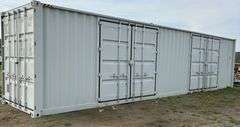 40’L x 8”W x 9’6”H Shipping Container - used one time - **important - read description**