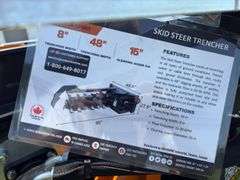 2025 Wolverine Skid Steer Trencher - Model TCR-12-48H - SN ZW01327