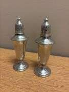 Pair of Pewter Salt & Pepper Shakers - 5”