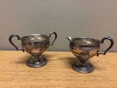 Sterling Silver Cream & Sugar Bowls