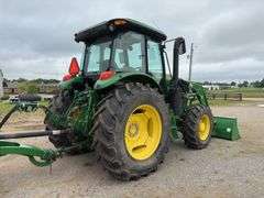John Deere 6120E Tractor with H310 Loader - 907.8hrs - SN 1P06120EKF0001196