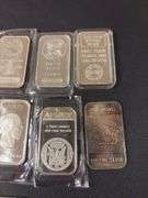 (10) One Ounce .999 Silver Bars