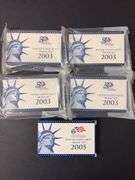 (4) 2003 & (1) 2005 United States Mint Proof Sets