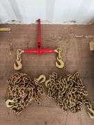 9200lb Ratchet Binder with (2) 3/8” 20’ Grade 70 Chains