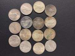 (15) Peace Dollars - various years