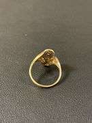 10K Diamond Ring - 2.8g - size 8