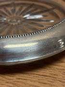 Frank M. Whiting Sterling Silver Rimmed Dish - 6.75”D