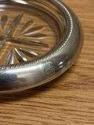 (14) Sterling Silver Rimmed Coasters