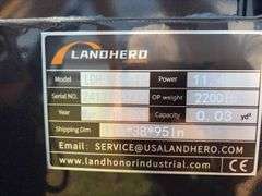 2025 Land Hero Mini Excavator - SN 2412108239