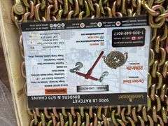 9200lb Ratchet Binder with (2) 3/8” 20’ Grade 70 Chains