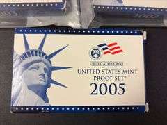 (4) 2003 & (1) 2005 United States Mint Proof Sets